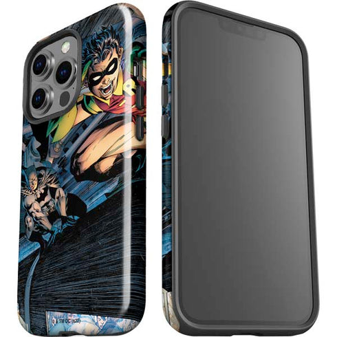 DC Comics Batman All Star Batman & Robin, The Boy Wonder ( Batman & Robin in Action) By Jim Lee iPhone 15 Pro Impact Case